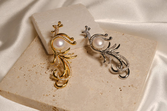 Anka Pearl Brooch Pin