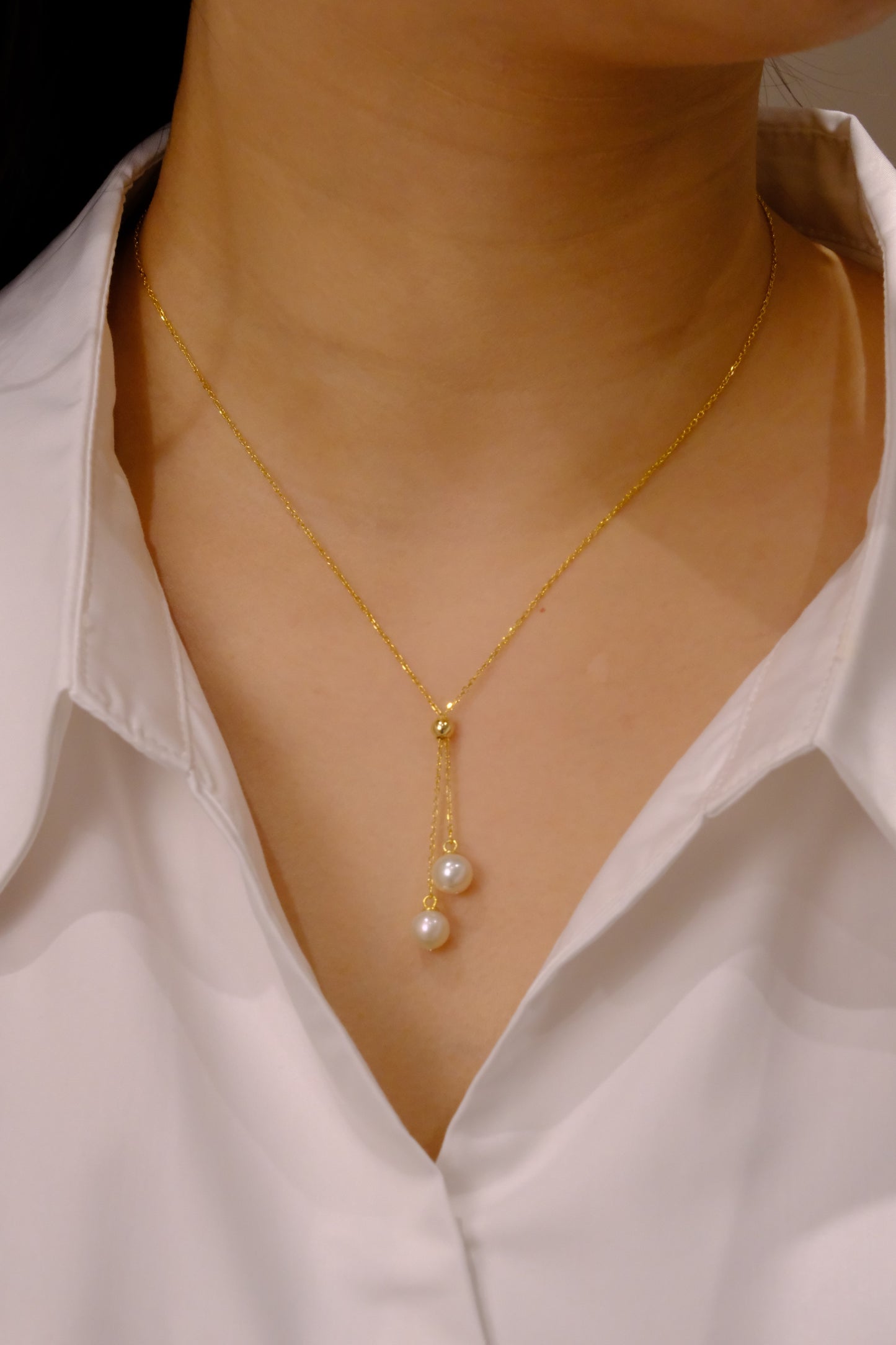 Cascade Pearl Necklace