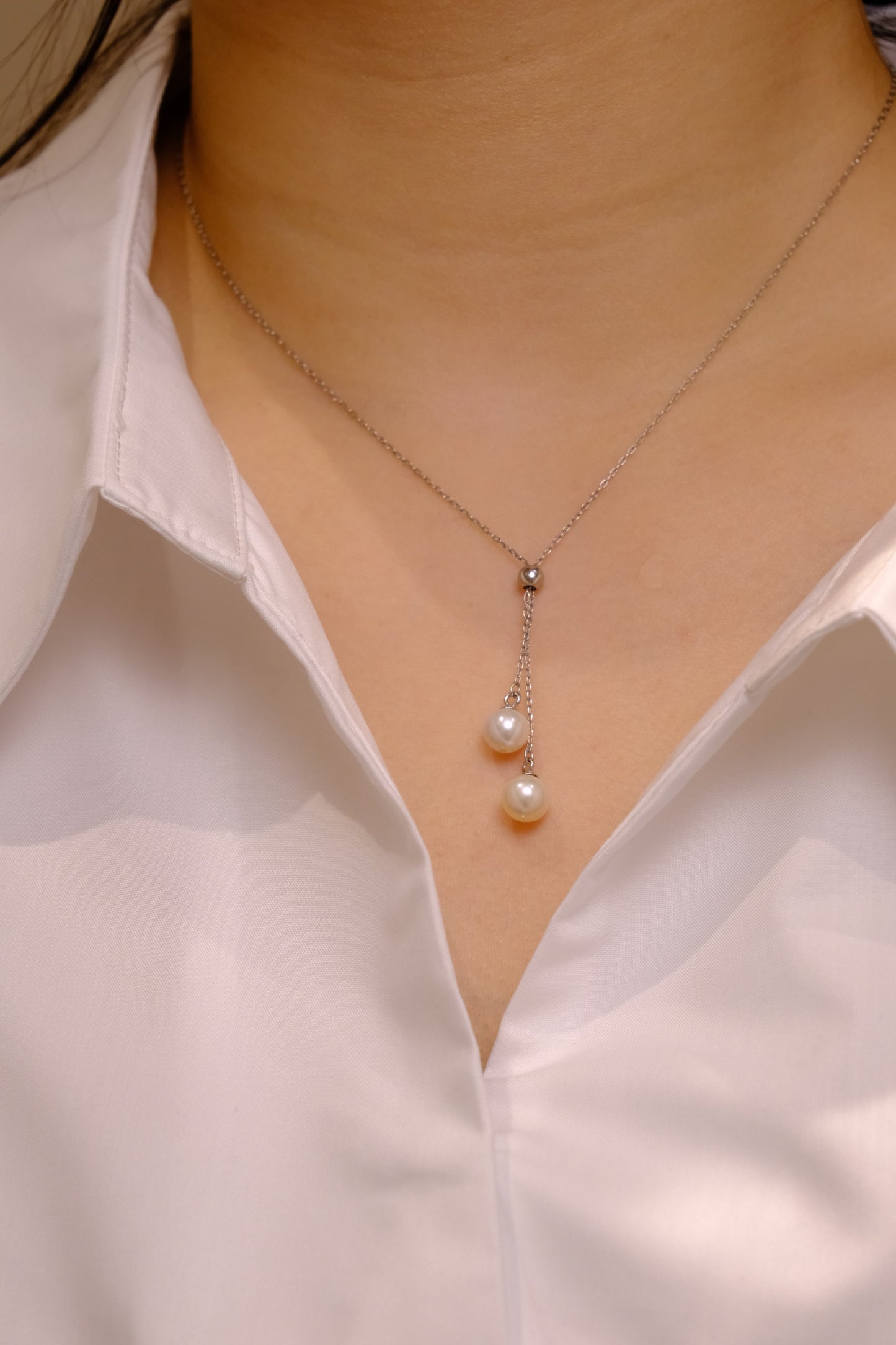 Cascade Pearl Necklace