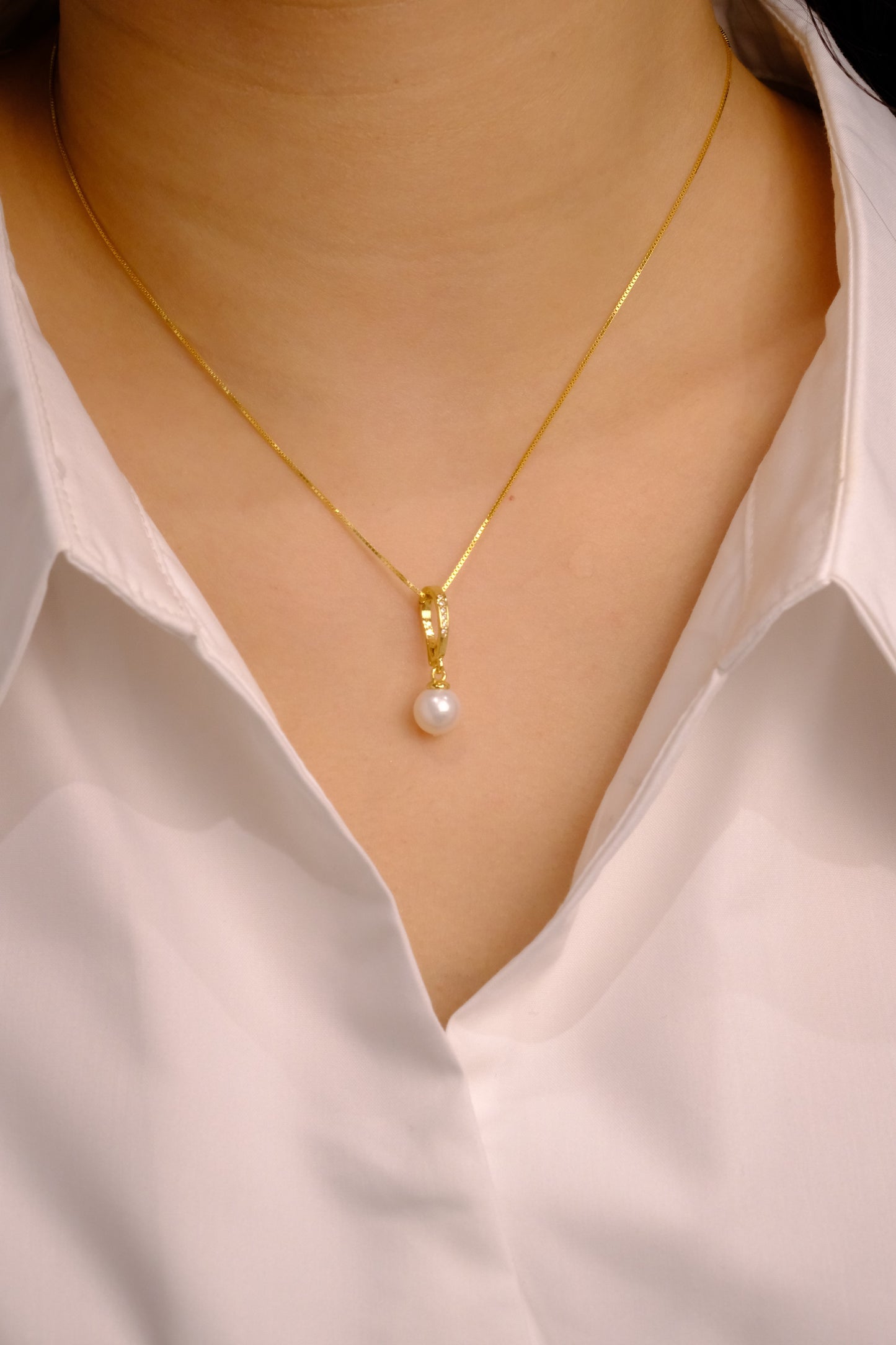 Clio Pearl Necklace