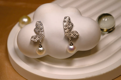 Papillon Pearl Earrings